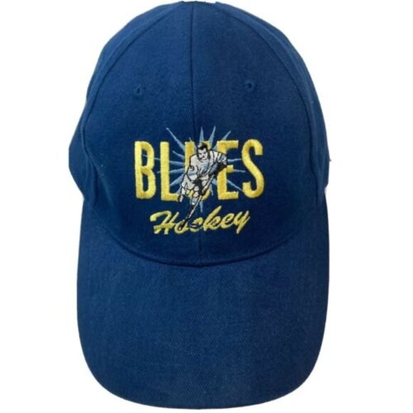 BLUES HOCKEY Adjustable Hat EUC - Picture 1 of 6